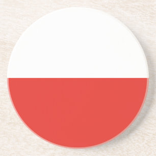 Poland flag coaster