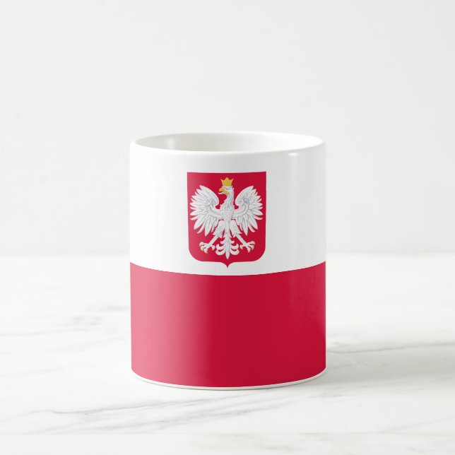 Poland Flag Coffee Mug (Center)