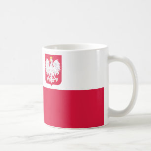 Poland flag coffee mug