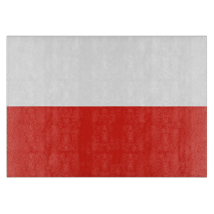 Poland flag cutting board
