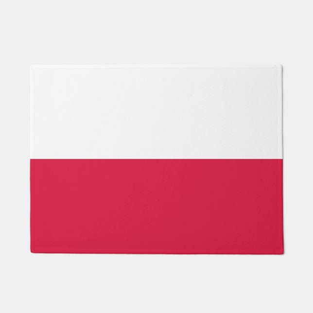 Poland Flag Doormat (Front)