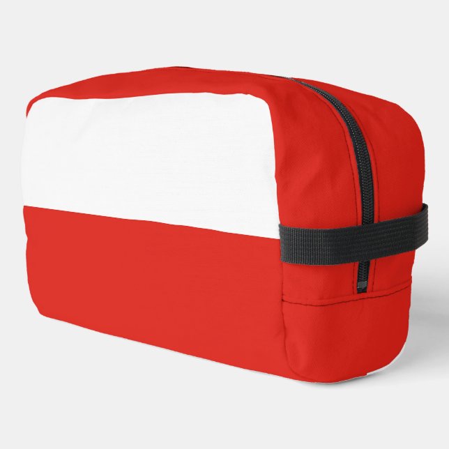 Poland flag dopp kit (Left Corner)
