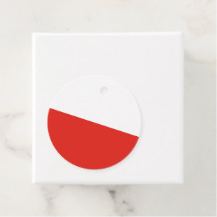 Poland flag favour tags