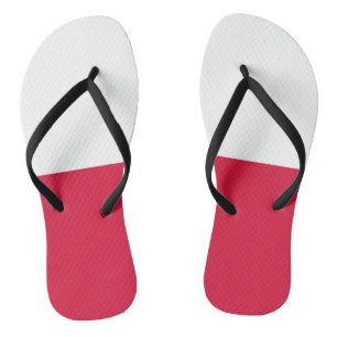 Poland Flag Flip Flops
