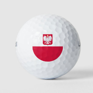 Poland Flag Golf Balls