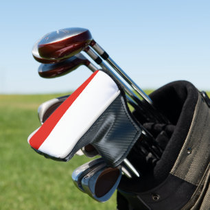 Poland flag golf head cover