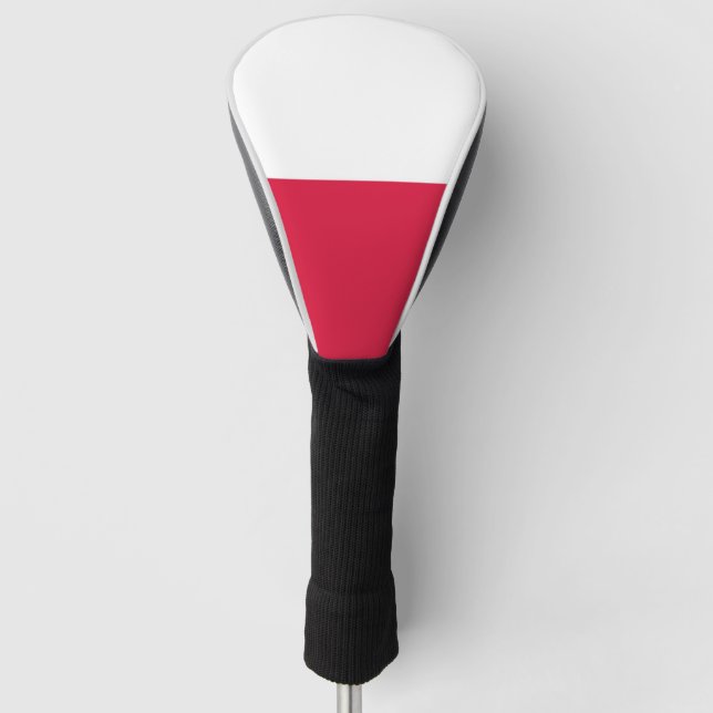 Poland Flag Golf Head Cover (Front)
