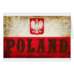 Poland Flag Grunge