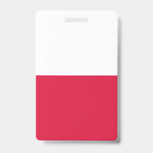Poland Flag ID Badge