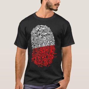 Poland Flag In My DNA Polish T-Shirt