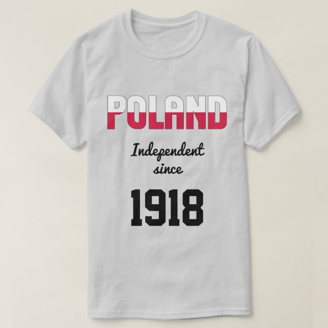 Poland Flag Independence Celebration T-Shirt (Design Front)