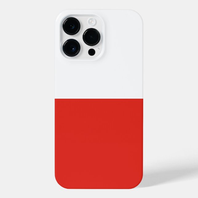 Poland flag iPhone case (Back)