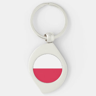 Poland Flag Key Ring