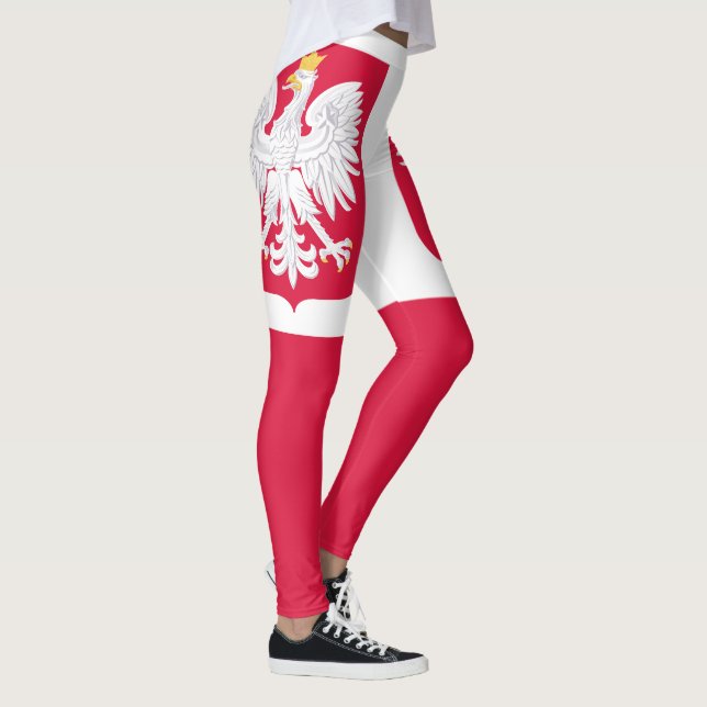 Poland Flag Leggings (Right)