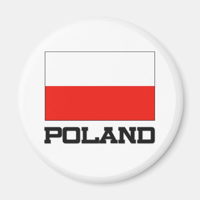 Poland Flag Magnet (Front)