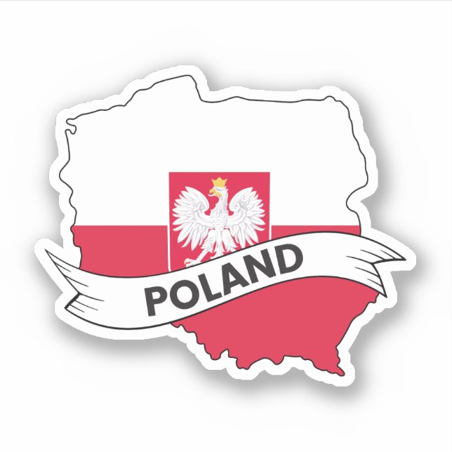 Poland Flag Map (Front)