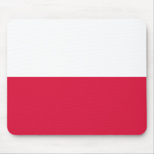 Poland Flag Mouse Mat