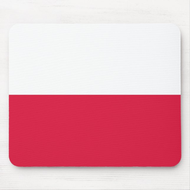 Poland Flag Mouse Mat (Front)