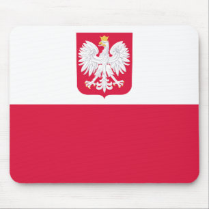Poland Flag Mouse Mat
