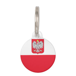 Poland Flag Pet Tag