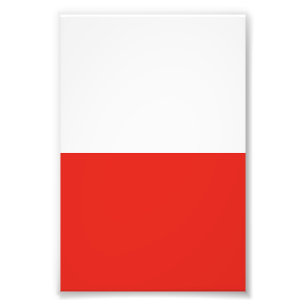 Poland flag photo print