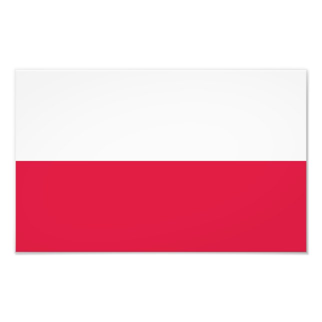 Poland Flag Photo Print (Front)