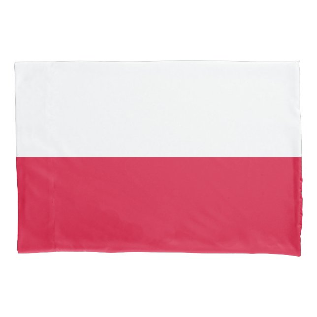 Poland Flag Pillowcase (Front)