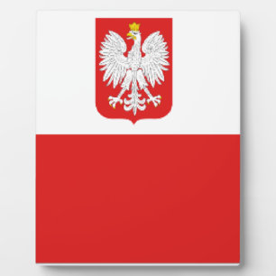 poland flag plaque
