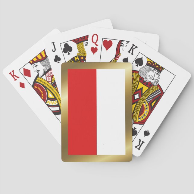 Poland Flag Playing Cards (Back)