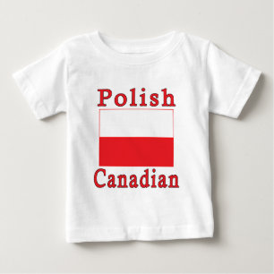 Poland Flag Polish Canadian Baby T-Shirt