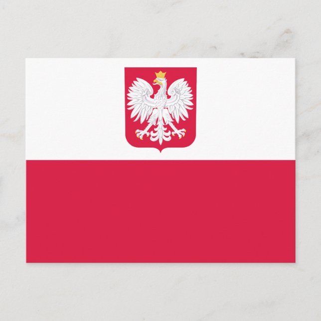 Poland Flag Postcard (Front)