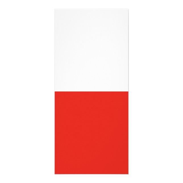 Poland flag rack card (Front)