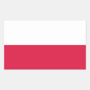 Poland Flag Rectangular Sticker