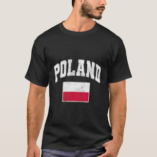 Poland Flag Throwback T-Shirt