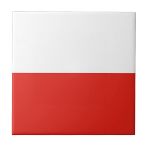 Poland flag tile