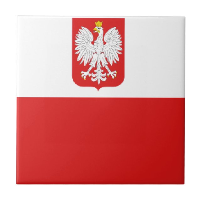poland flag tile (Front)