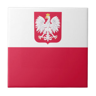 Poland Flag Tile