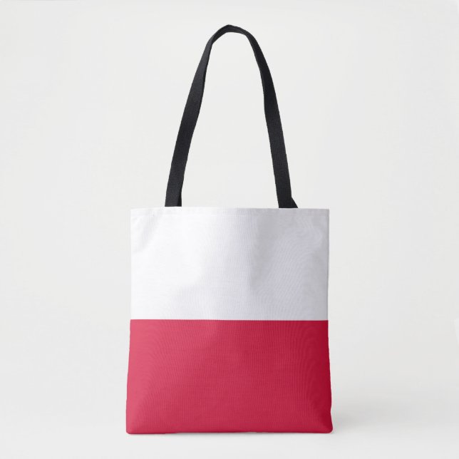 Poland Flag Tote Bag (Front)