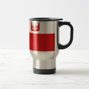 poland flag travel mug