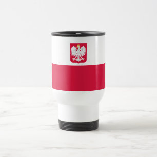 Poland Flag Travel Mug