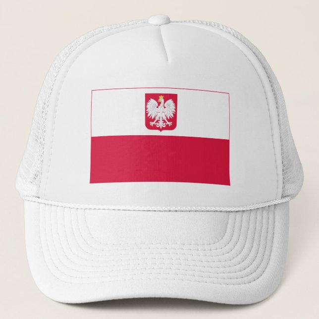 Poland Flag Trucker Hat (Front)