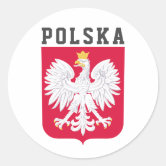 StickersWorld Poland Polish State Flag Polska 40mm Vinyl Mini Stickers - Glossy, Pack Of 6