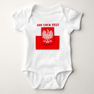 Poland Flag World Cup 2022 Football Soccer Baby Bodysuit