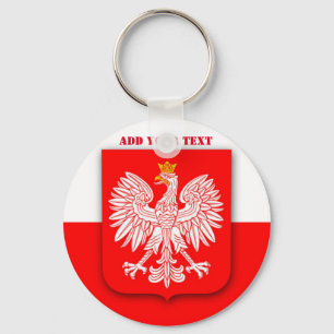 Poland Flag World Cup 2022 Football Soccer Polska Key Ring