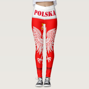 Poland Flag World Cup 2022 Football Soccer Polska Leggings