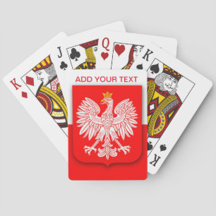 Poland Flag World Cup 2026 Football Soccer Polska Playing Cards