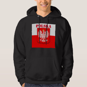Poland Flag World Patriotic Football Soccer Polish Hoodie