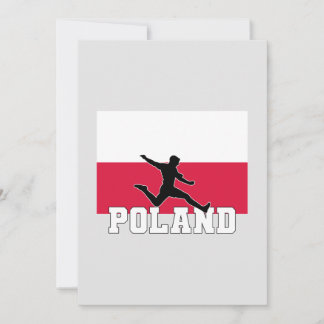 Poland Football Soccer National Team Holiday Card