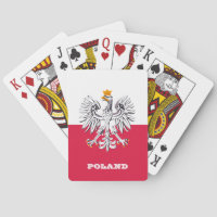 Poland Games, Polish Flag Playing Cards