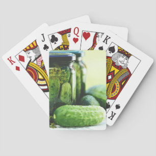 Poland Gherkins Polish Food Pickles Dill Cucumber Playing Cards